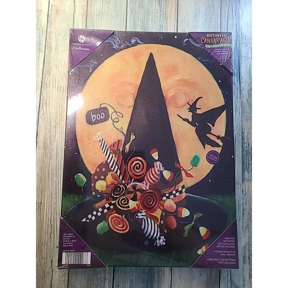 Huntington House Halloween Light Up Canvas Art Battery Not Included